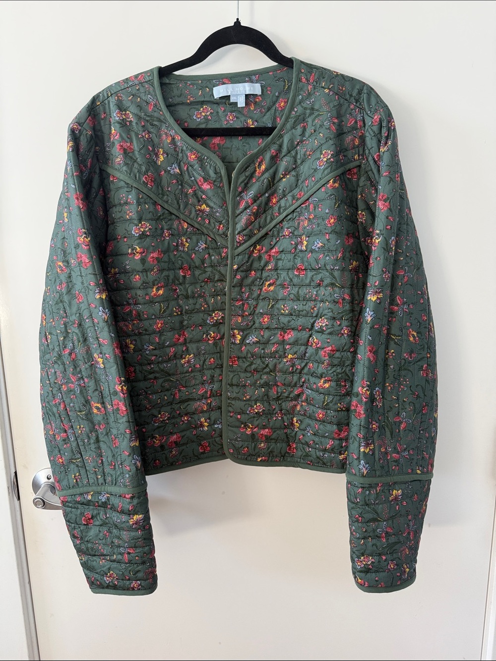 Hill House Home Amari  Quilted Jacket - bottle green